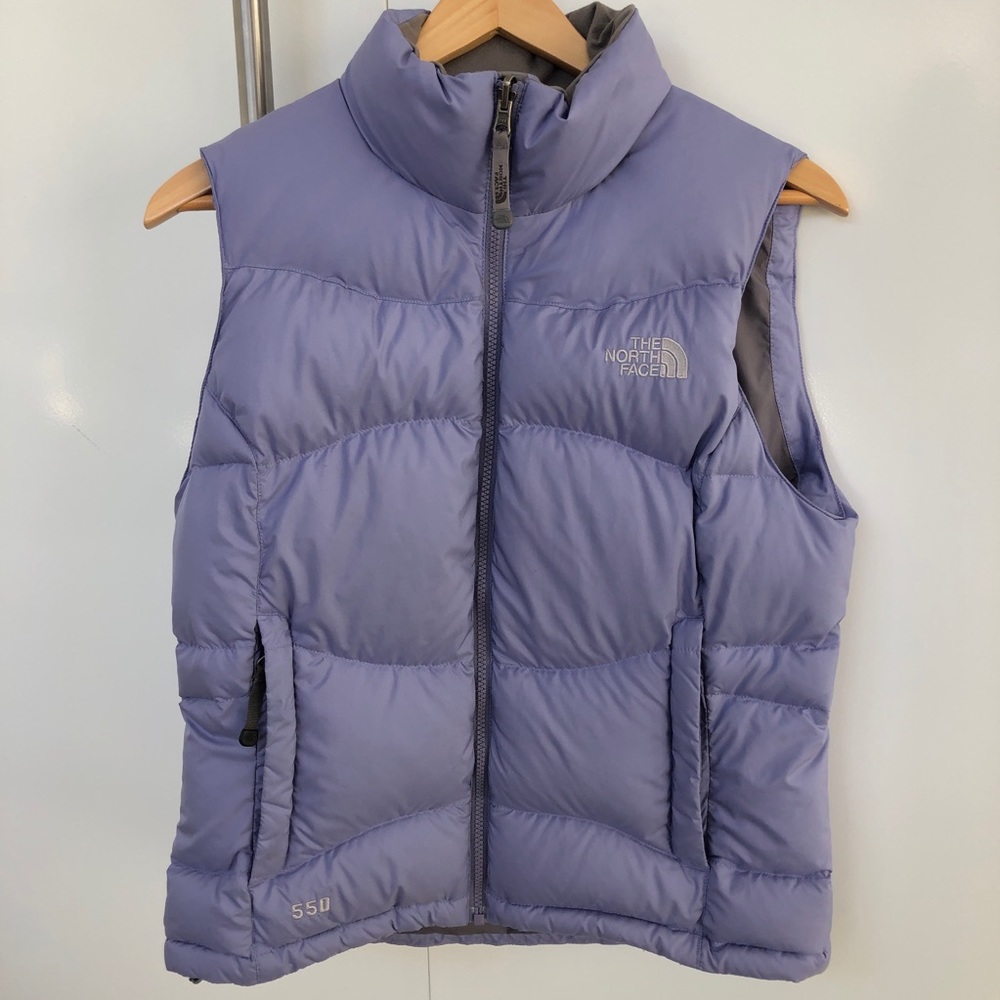 North Face Purple 550 Puffer Vest
